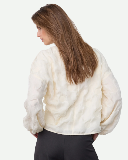 FeronCC Structure Blouse - Off-White