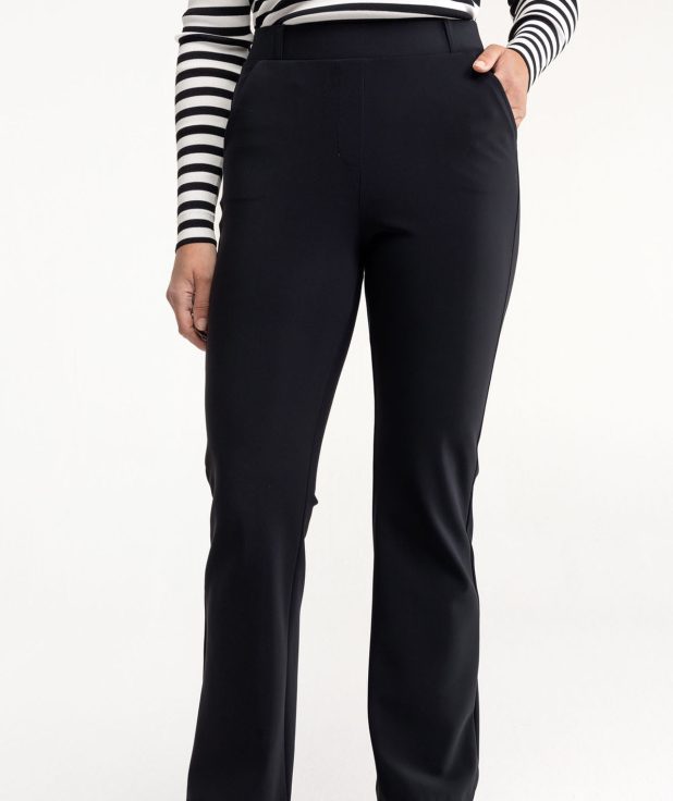 Flair bonded trousers Zwart Studio Anneloes