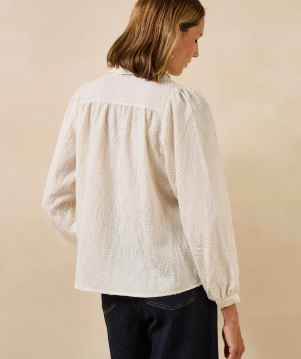 Gebroken witte blouse - Topou