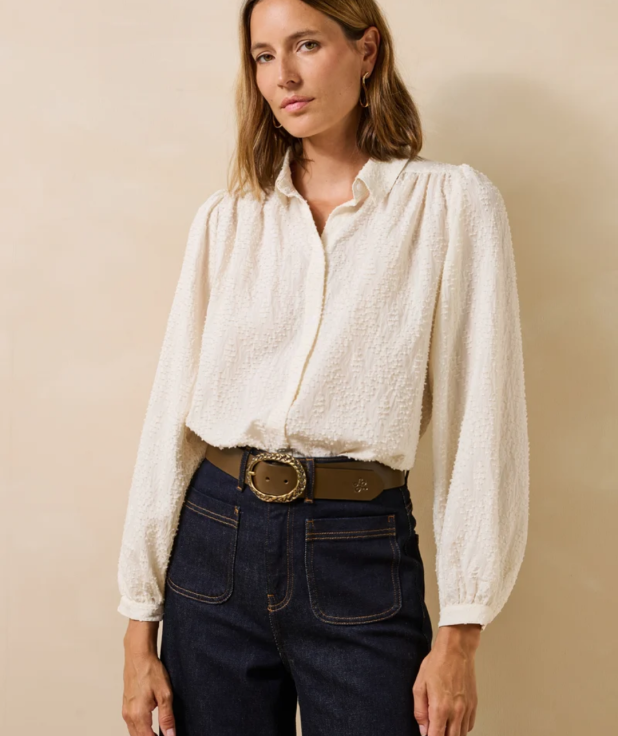 Gebroken witte blouse - Topou