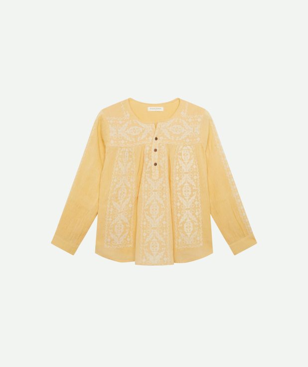 Blouse jalisco lupita geel Maison Hotel
