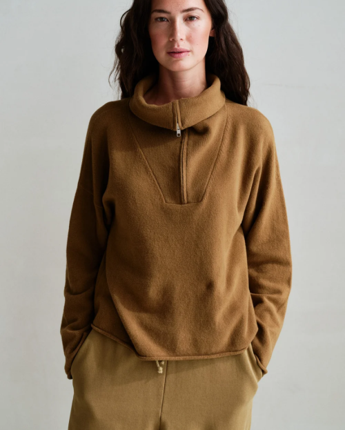 JUMPER (W26B445LTD) BUTTERNUT