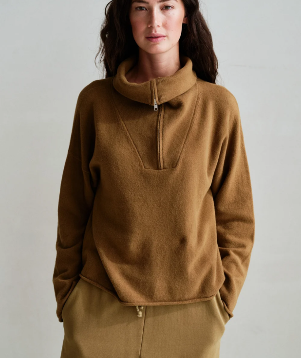 JUMPER (W26B445LTD) BUTTERNUT