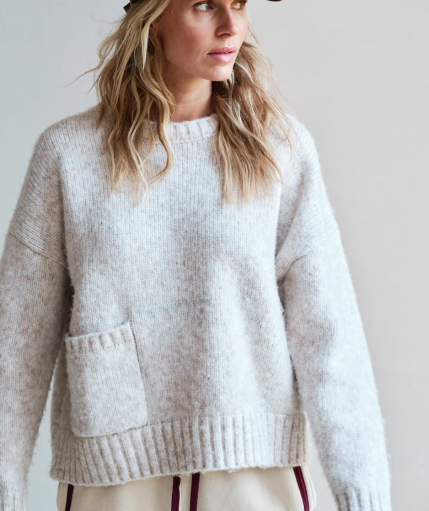 Trui beige melange penn&ink