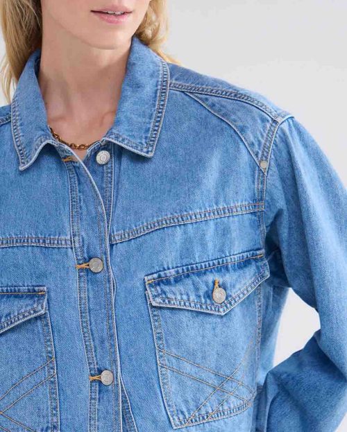 Jacket Boxy Denim Summum 1