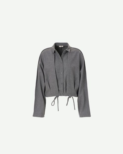 Jacket Everleigh grey melange blouse Jcsophie