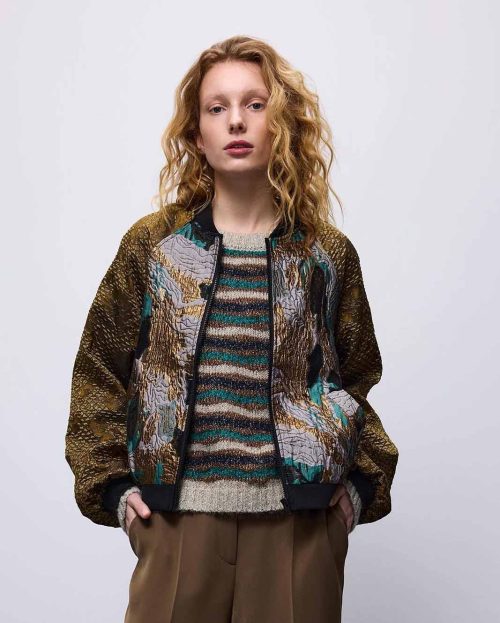 Jacket Jacquard Olive Summum
