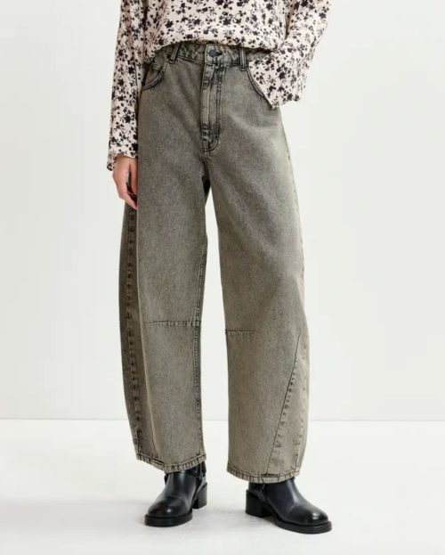 Jeans impressive beige barrel essentiel antwerp