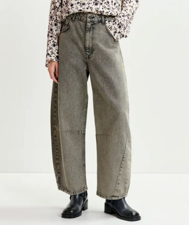 Jeans impressive beige barrel essentiel antwerp