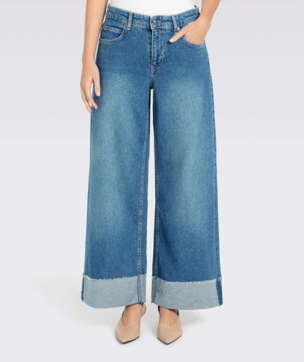 Jeans Nevada Cuffed MAC blauw d617
