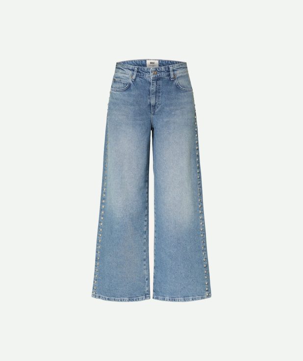 Jeans nevada d470 midblue MAC studs
