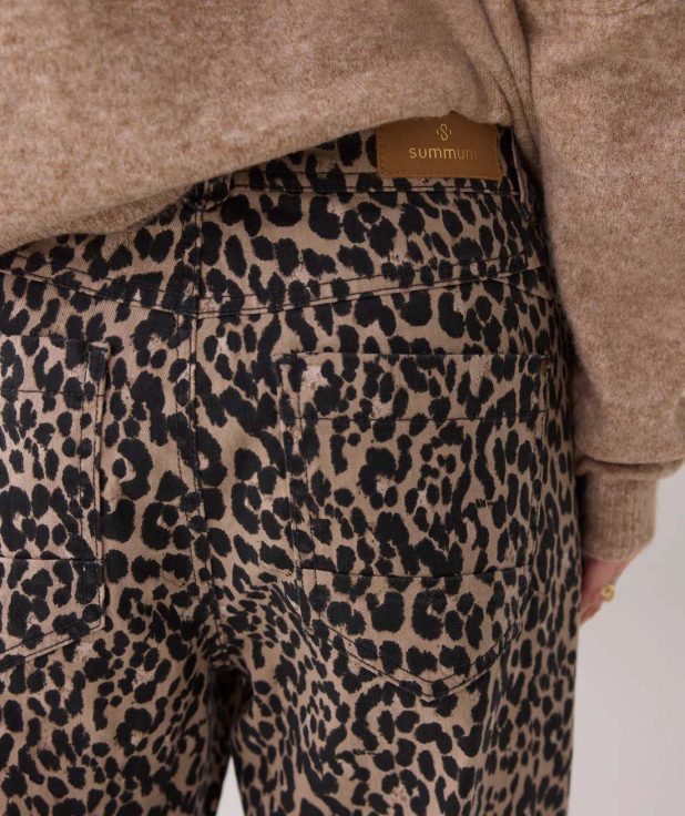 Jeans Tapered Leopard Summum
