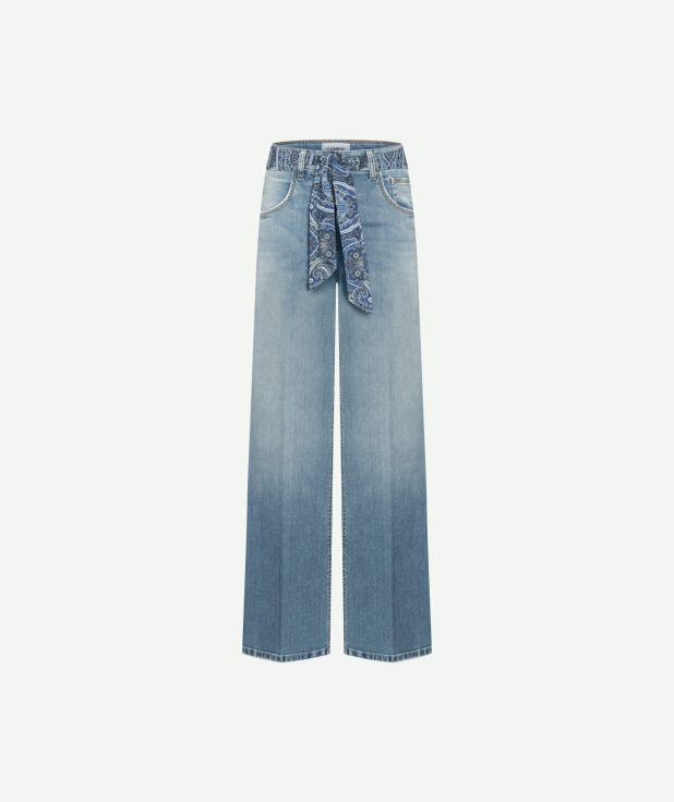 Jeans Tess Wide Cambio blauw
