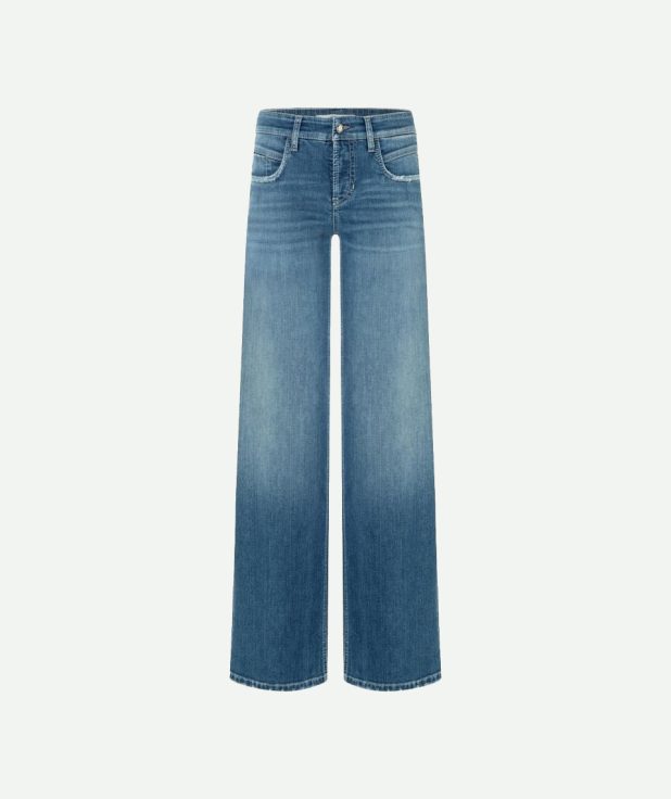 Jeans Tess Wide Cambio blauw 5124