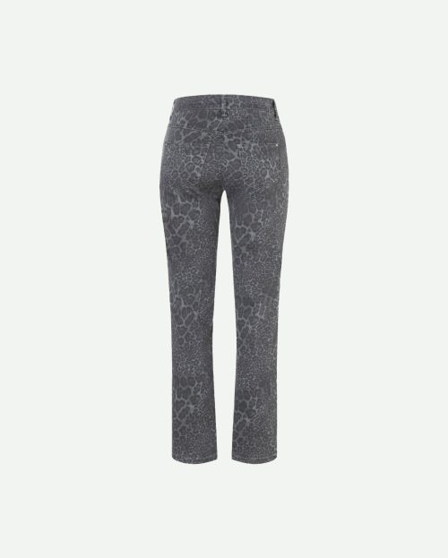 Jeans dream leopard grijs mac 1