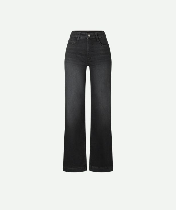 Jeans Dream Wide Black MAC zwart