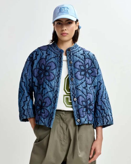 Jacket Jatropha Essentiel Antwerp denim blauw