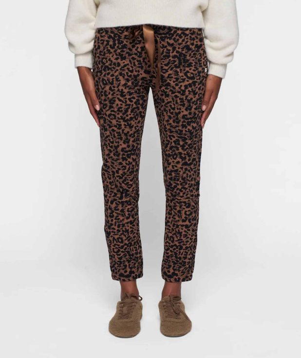 Jogger Cropped Leopard 10Days bruin