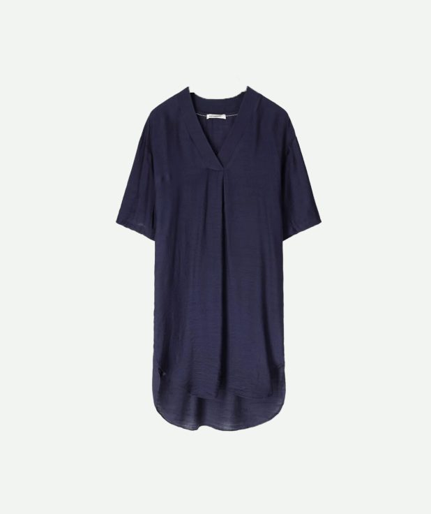 Jurk Caryn Pleat Co'Couture blauw