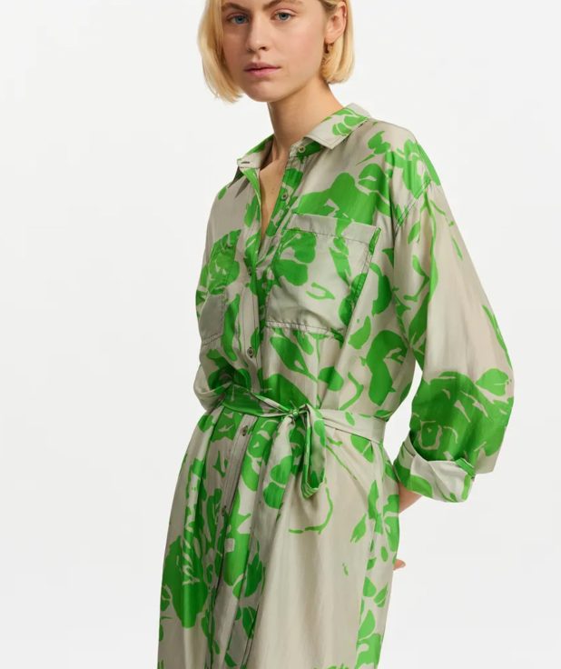 Jurk Foxglove Essentiel Antwerp groen