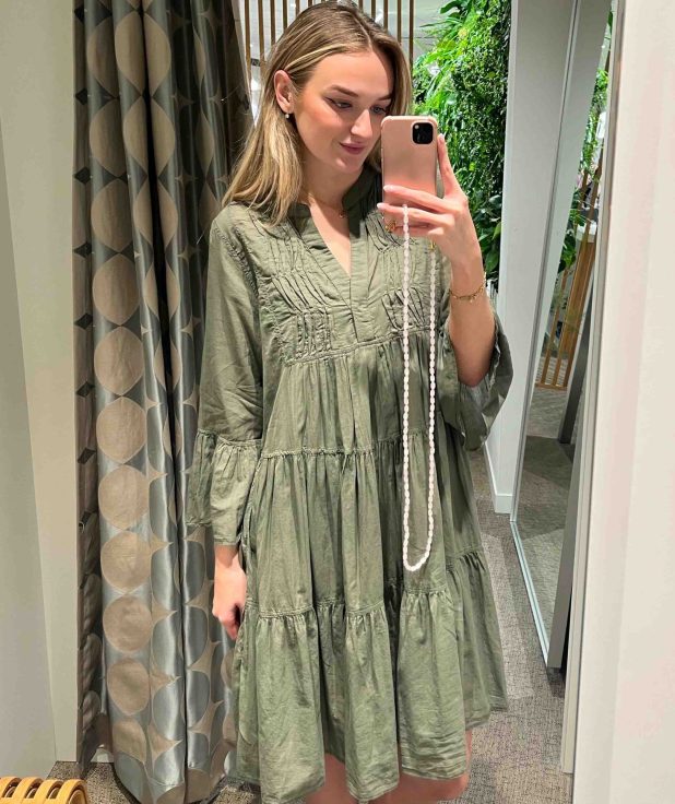 Jurk Neon Devotion khaki groen