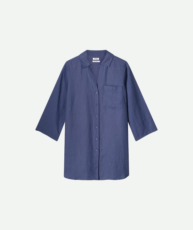 Blouse Mabel Blue Kyra indigo blauw