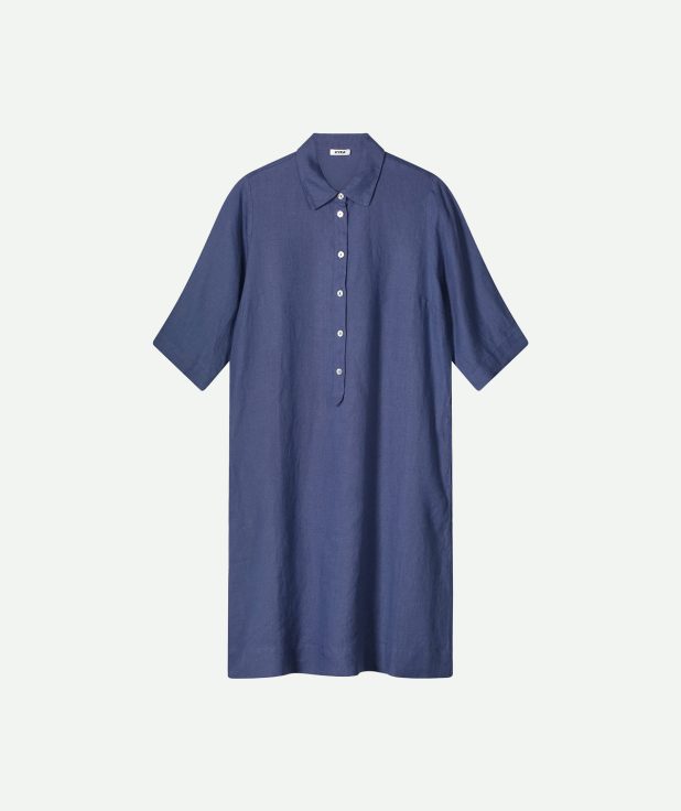 Jurk Merle Blue Kyra indigo blauw