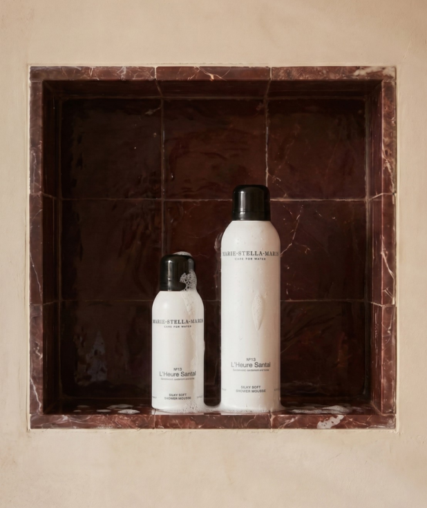 L'Heure Santal Silky Soft Shower Mousse 200 ml