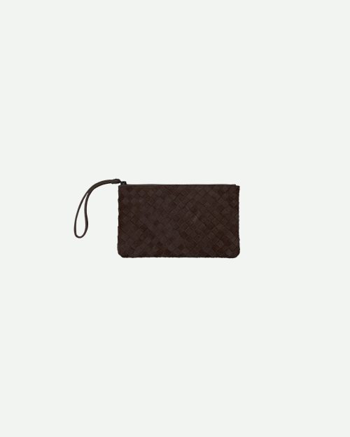 Clutch Lia Mud Brown Studio AR bruin