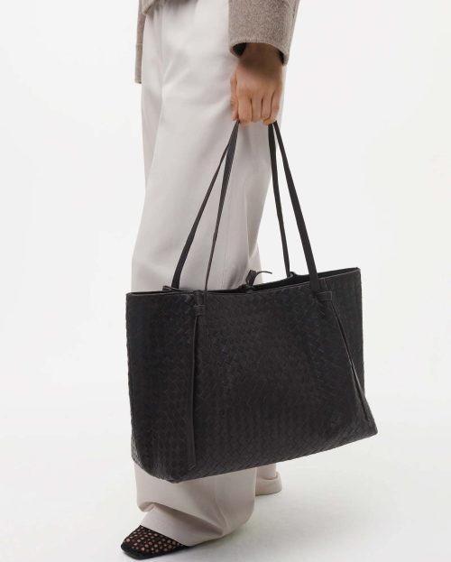 Tas Leandra Morro Studio AR donkerbruin leer