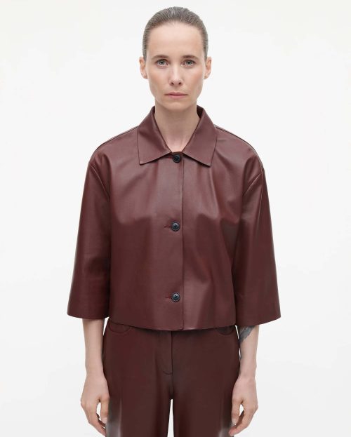 Jacket Hollis Leather Studio AR red