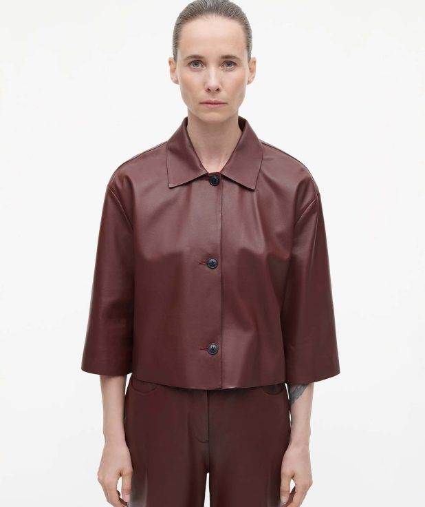 Jacket Hollis Leather Studio AR red