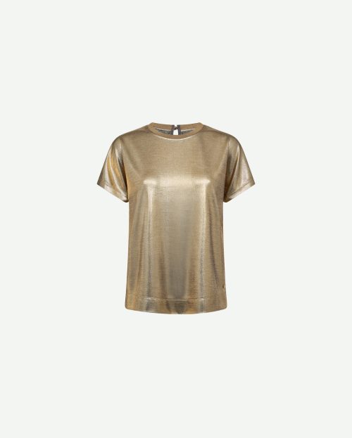 T-shirt Nivola Gold Mos Mosh goud