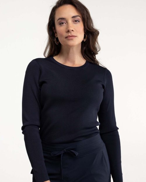 Shirt Lana Dark Blue Studio Anneloes blauw