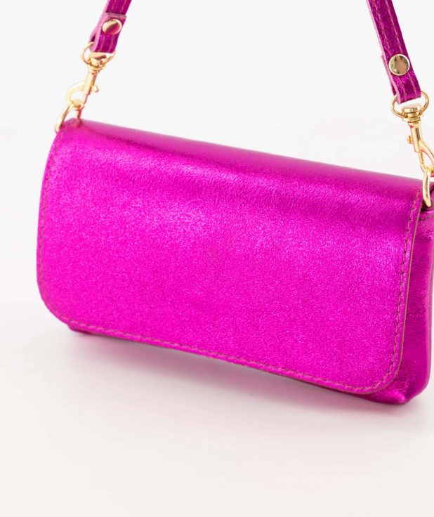 Crossbody Lara Metallic Roze Teatro