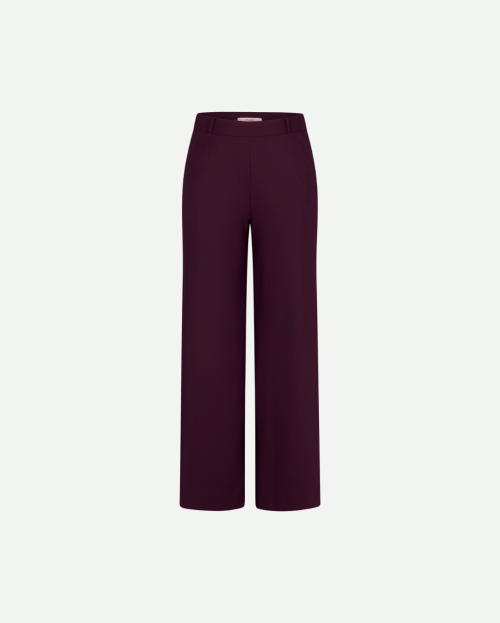 Lexie bonded trousers - blackberry
