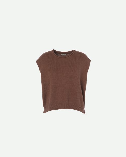 Top Lilou Maroon JcSophie bruin