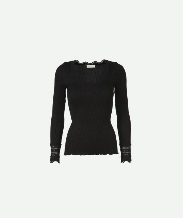 Longsleeve Benita Zwart Rosemunde 6316