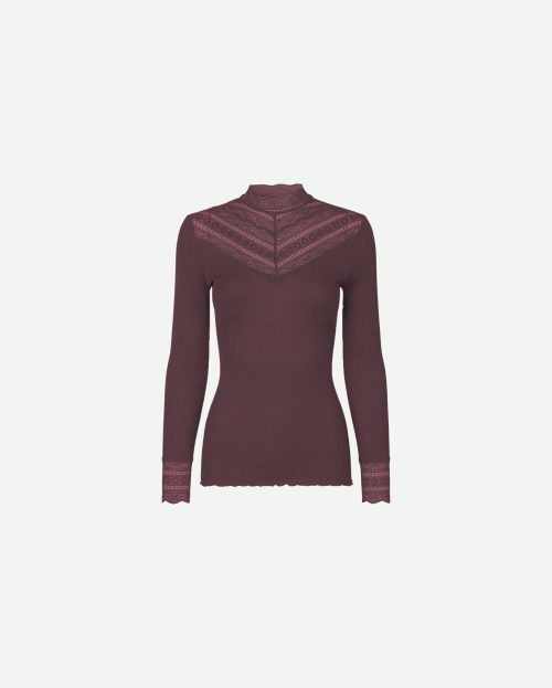 Longsleeve shirt benita rood fudge Rosemunde