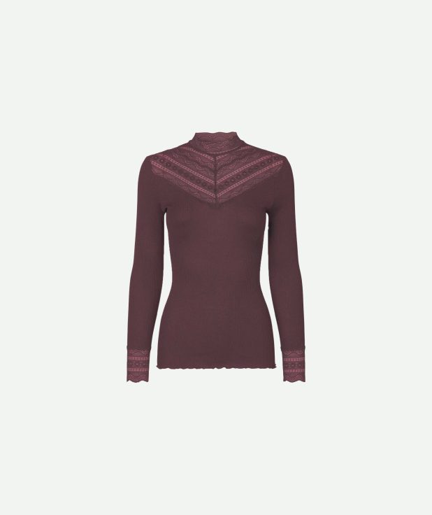 Longsleeve shirt benita rood fudge Rosemunde