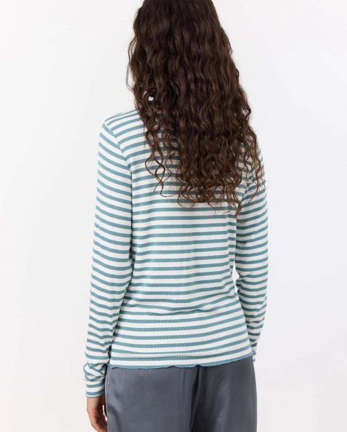 Longsleeve Ika Stripe Groen Levete Room.1jpg