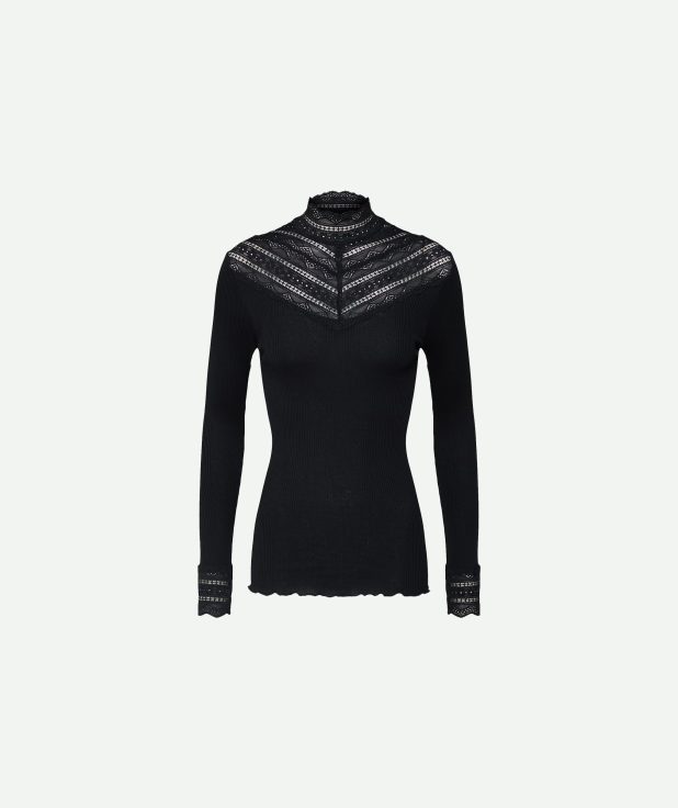 Longsleeve benita zwart rosemunde