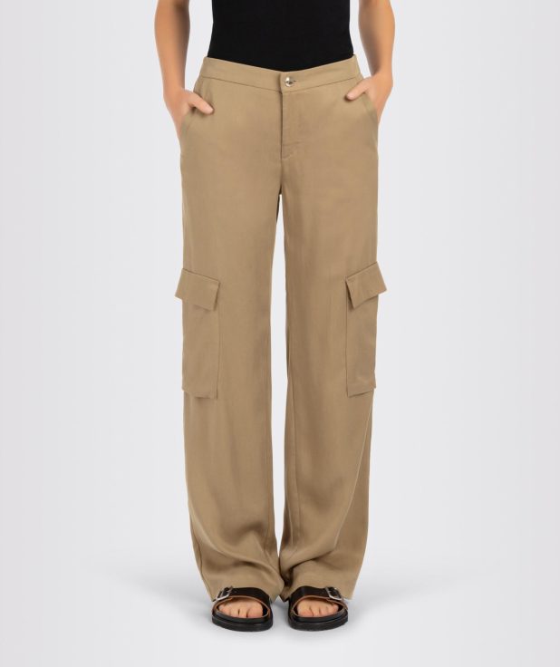 Broek Chiara Cargo MAC Jeans bruin