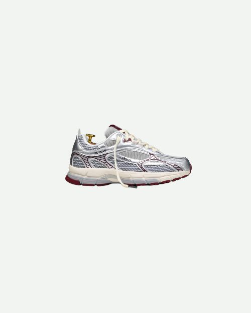 re run sneaker twin mesh grey red mercer
