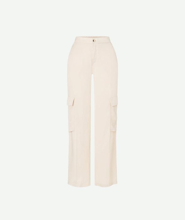 Broek Chiara Cargo MAC Jeans beige
