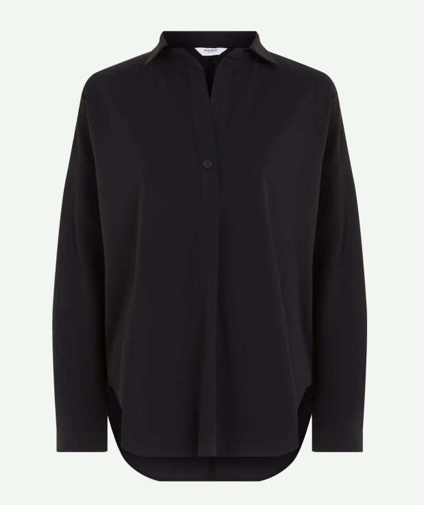 Magda Blouse Zwart penn& ink