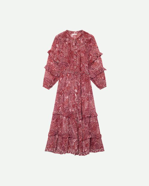 jurk paquita rood maison hotel