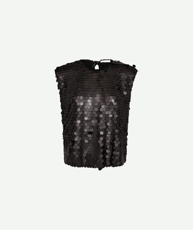 Maxi Sequin Bow Top Co'Couture