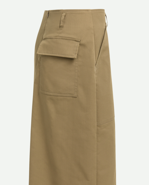 Midi rok met cargozakken