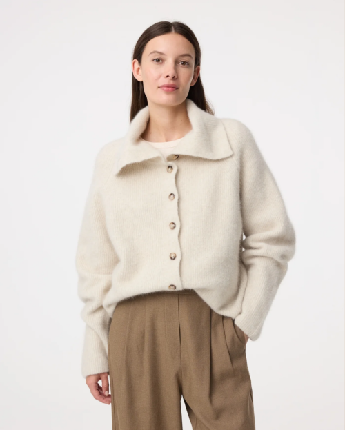 Milo Cardigan-greige